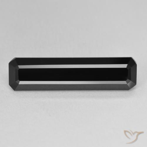 6.90ct 자연스러운 숄 전기석, 에메랄드 컷, 불투명체