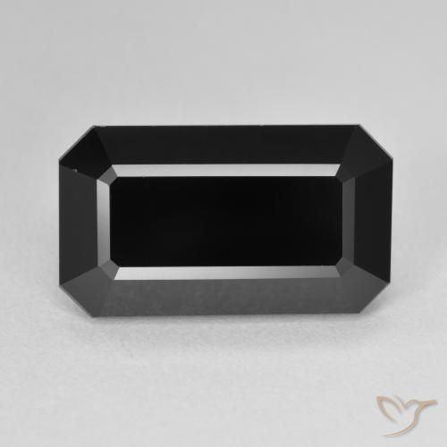 10.23ct 자연스러운 숄 전기석, 에메랄드 컷, 불투명체