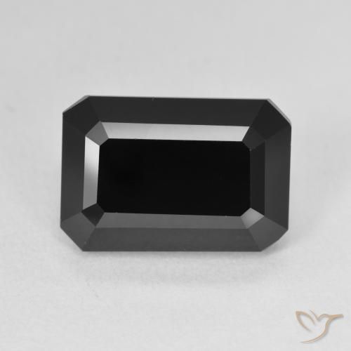 6.77ct 자연스러운 숄 전기석, 에메랄드 컷, 불투명체