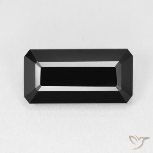 5.25ct 자연스러운 숄 전기석, 에메랄드 컷, 불투명체