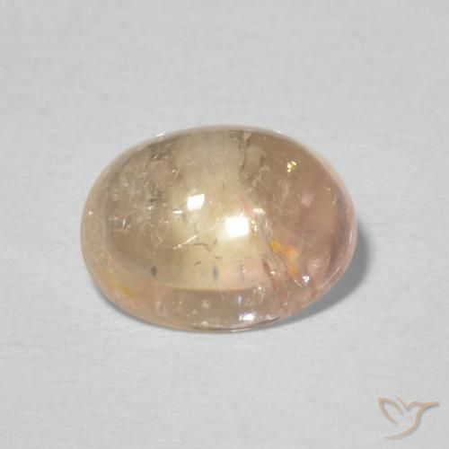 2.13ct 자연스러운 새먼 핑크 전기석, 타원형, 투명한