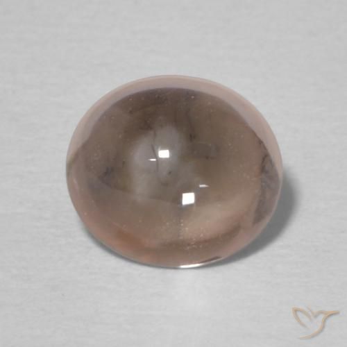 0.88ct 자연스러운 오렌지빛 핑크 전기석, 타원형, 투명한