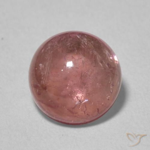 1.79ct 자연스러운 미디엄 핑크 전기석, 둥근, 투명한