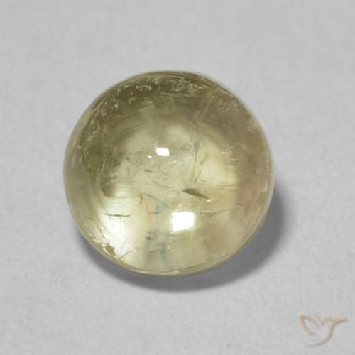 1.86ct 자연스러운 금 전기석, 둥근, 투명한