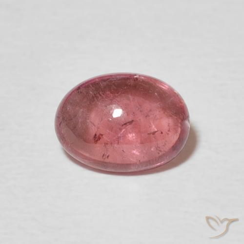 1.33ct 자연스러운 자줏빛을 띤 빨강 전기석, 타원형, 투명한