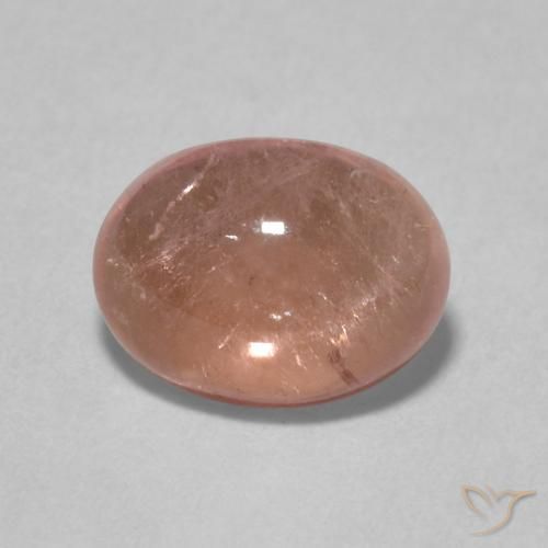 1.43ct 자연스러운 새먼 핑크 전기석, 타원형, 투명한