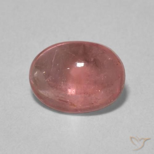 1.23ct 자연스러운 과일 펀치 레드 전기석, 타원형, 투명한