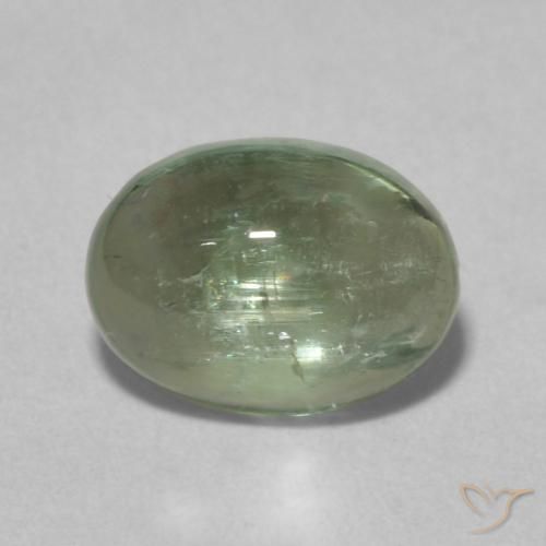 1.39ct 자연스러운 Medium Light-Green 전기석, 타원형, 투명한