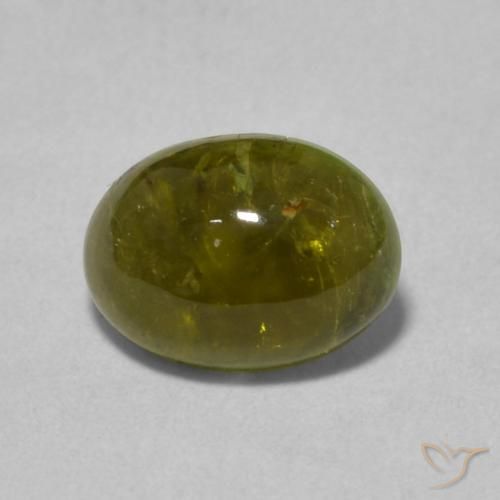 1.31ct 자연스러운 딥그린 전기석, 타원형, 투명한