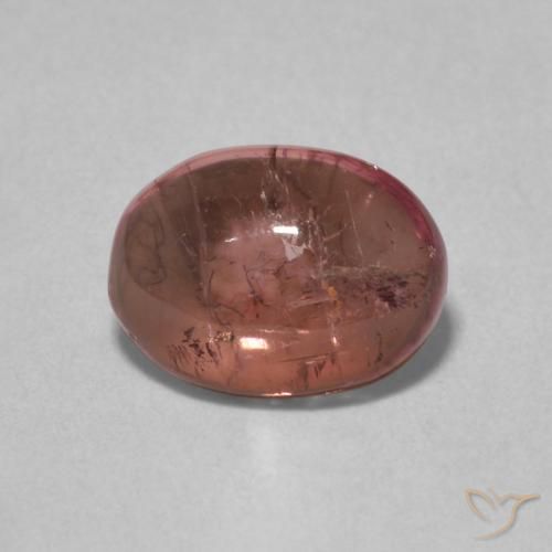 1.17ct 자연스러운 미디엄 핑크 전기석, 타원형, 투명한