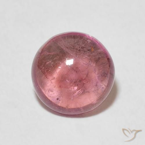 1.60ct 자연스러운 라이트 핑크 전기석, 둥근, 투명한
