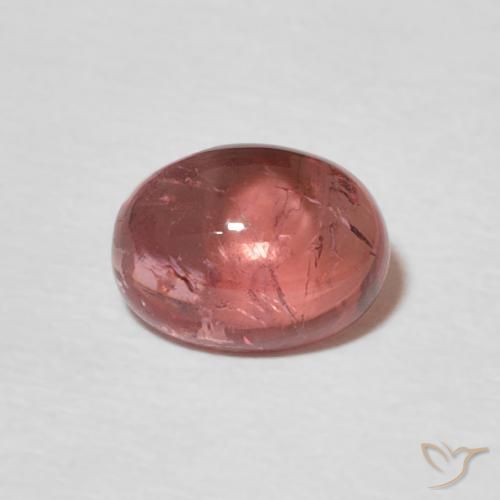 1.45ct 자연스러운 미디엄 핑크 전기석, 타원형, 투명한