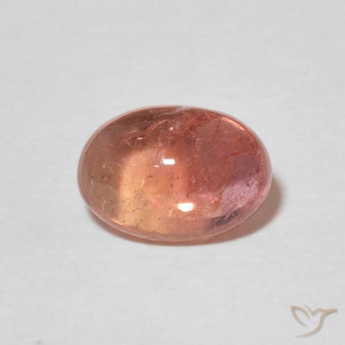 1.26ct 자연스러운 라즈베리 핑크 전기석, 타원형, 투명한