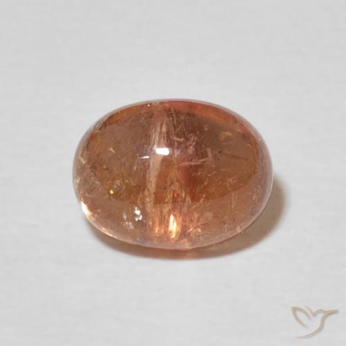 1.84ct 자연스러운 붉은빛이 도는 핑크 전기석, 타원형, 투명한