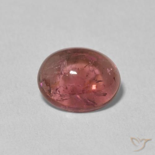1.60ct 자연스러운 딥 레드 전기석, 타원형, 투명한