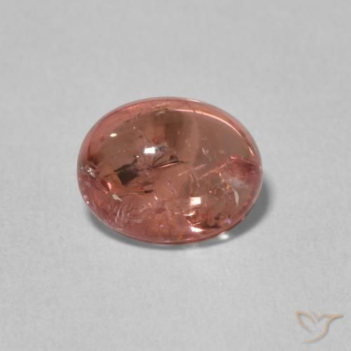 1.98ct 자연스러운 딥 핑크 전기석, 타원형, 투명한