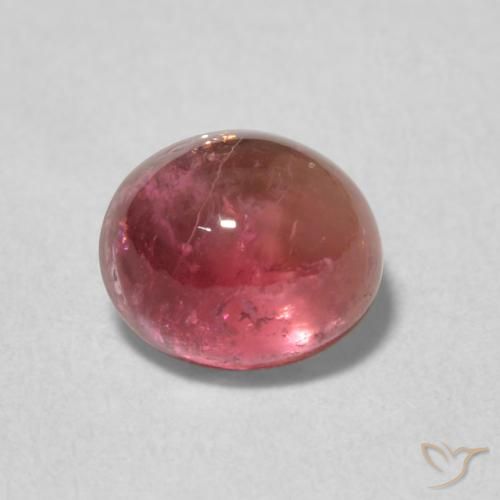 1.24ct 자연스러운 로즈우드 핑크 전기석, 타원형, 투명한