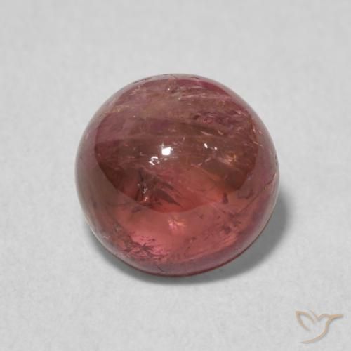 1.41ct 자연스러운 미디엄 핑크 전기석, 둥근, 투명한