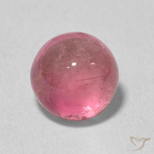 1.40ct 자연스러운 퍼플 핑크 전기석, 둥근, 투명한