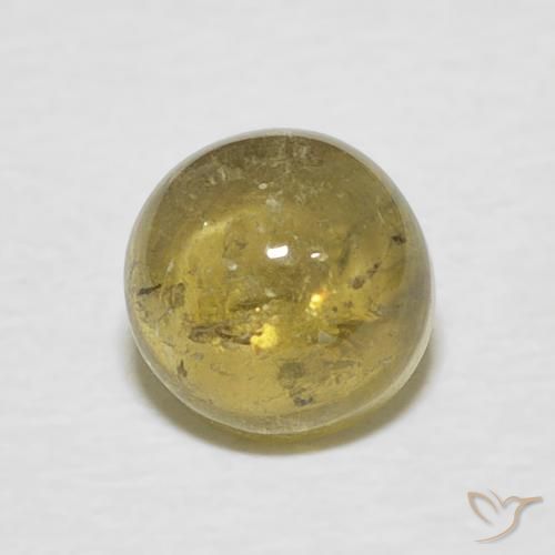 1.17ct 자연스러운 황금색 전기석, 둥근, 투명한
