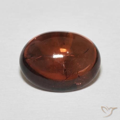 2.66ct 자연스러운 상그리아 레드 전기석, 타원형, 투명한