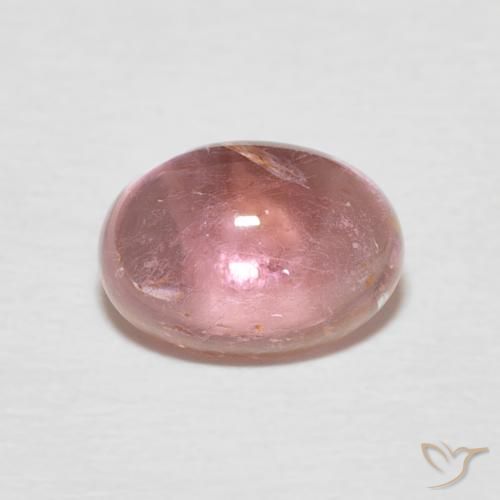 1.60ct 자연스러운 미디엄 핑크 전기석, 타원형, 투명한