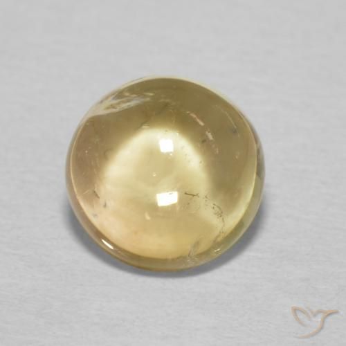 1.39ct 자연스러운 골든 전기석, 둥근, 투명한