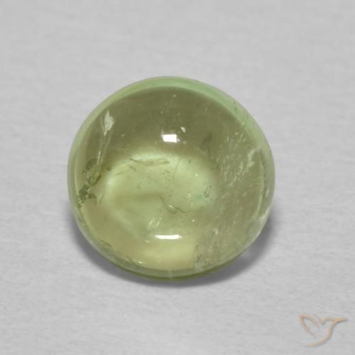 0.76ct 자연스러운 어스 그린 전기석, 둥근, 투명한