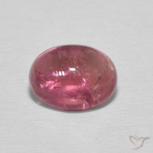 1.31ct 자연스러운 미디엄 핑크 전기석, 타원형, 투명한
