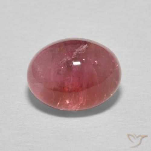1.79ct 자연스러운 딥 핑크 전기석, 타원형, 투명한