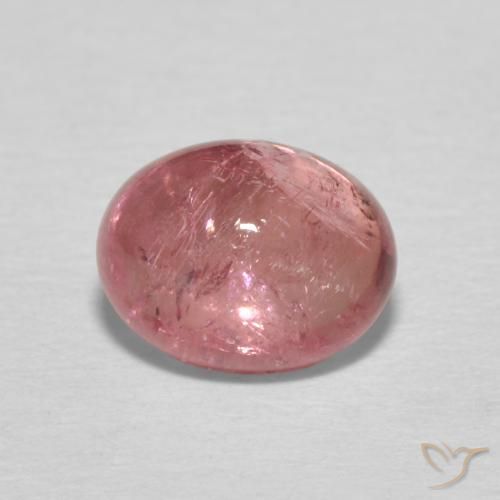 1.85ct 자연스러운 다크 핑크 전기석, 타원형, 투명한