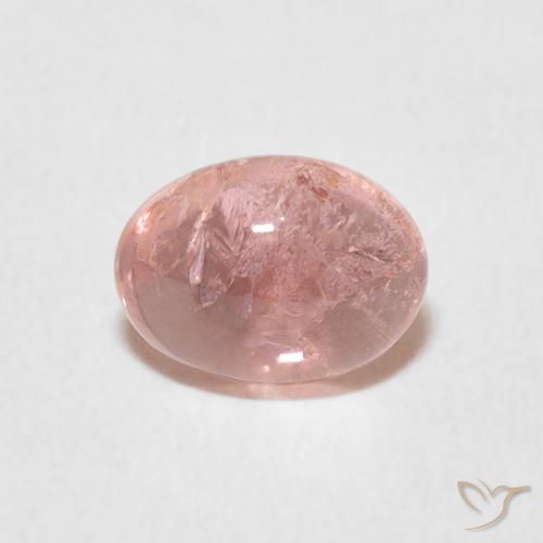 1.38ct 자연스러운 로즈 핑크 전기석, 타원형, 투명한