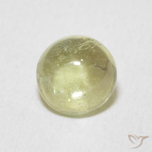 0.84ct 자연스러운 라이트 페어 그린 전기석, 둥근, 투명한