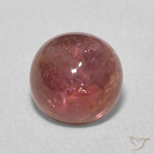 1.63ct 자연스러운 Medium Dark-Pink 전기석, 둥근, 투명한