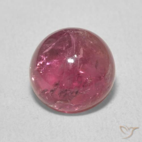 1.80ct 자연스러운 딥 핑크 전기석, 둥근, 투명한
