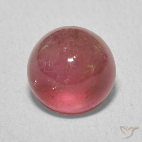 1.83ct 자연스러운 다크 핑크 전기석, 둥근, 투명한