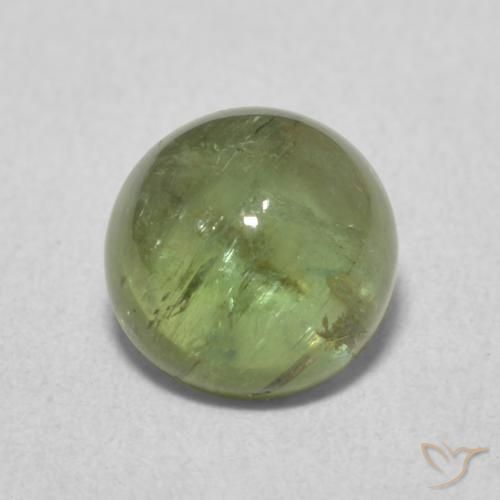 1.72ct 자연스러운 딥그린 전기석, 둥근, 투명한