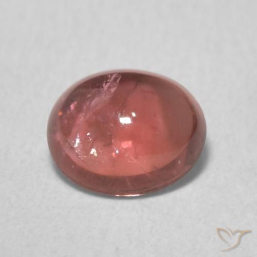0.86ct 자연스러운 딥 로즈 핑크 전기석, 타원형, 투명한