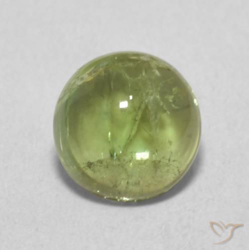 1.13ct 자연스러운 라이트 라이블리 그린 전기석, 둥근, 투명한