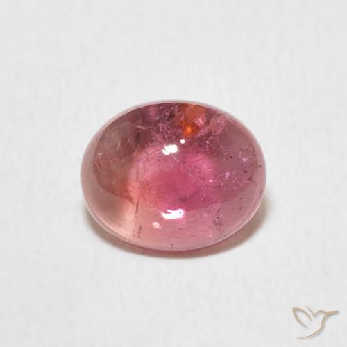 1.13ct 자연스러운 Light Merlot Red 전기석, 타원형, 투명한