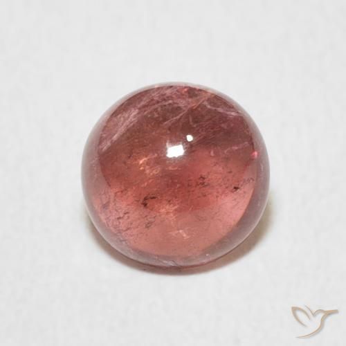 1.07ct 자연스러운 미디엄 핑크 전기석, 둥근, 투명한