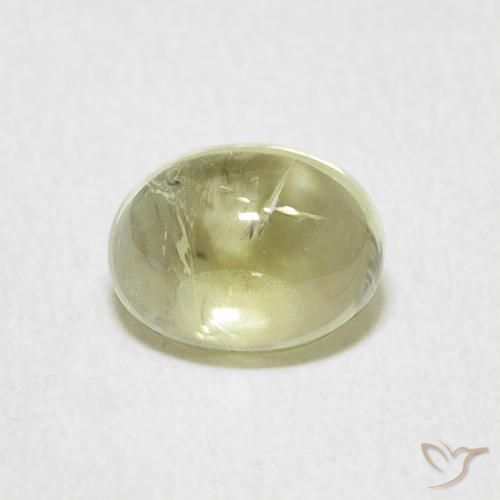1.27ct 자연스러운 어스 그린 전기석, 타원형, 투명한