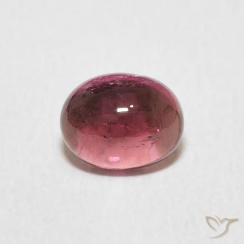 0.85ct 자연스러운 과일 펀치 레드 전기석, 타원형, 투명한