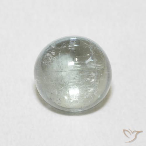 1.40ct 자연스러운 모시 그린 전기석, 둥근, 투명한