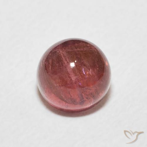 1.68ct 자연스러운 미디엄 핑크 전기석, 둥근, 투명한