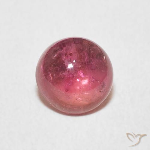 1.18ct 자연스러운 딥 크림슨 전기석, 둥근, 투명한