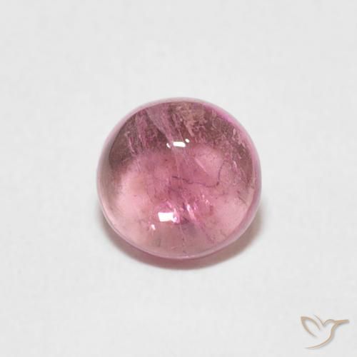 0.73ct 자연스러운 Medium Light-Pink 전기석, 둥근, 투명한