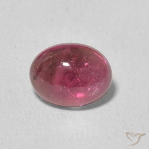 1.13ct 자연스러운 퍼플-레드 전기석, 타원형, 투명한