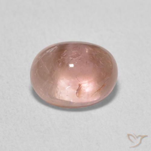 1.65ct 자연스러운 플라밍고 핑크 전기석, 타원형, 투명한