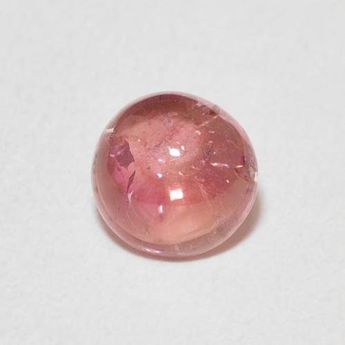 0.94ct 자연스러운 미디엄 핑크 전기석, 둥근, 투명한
